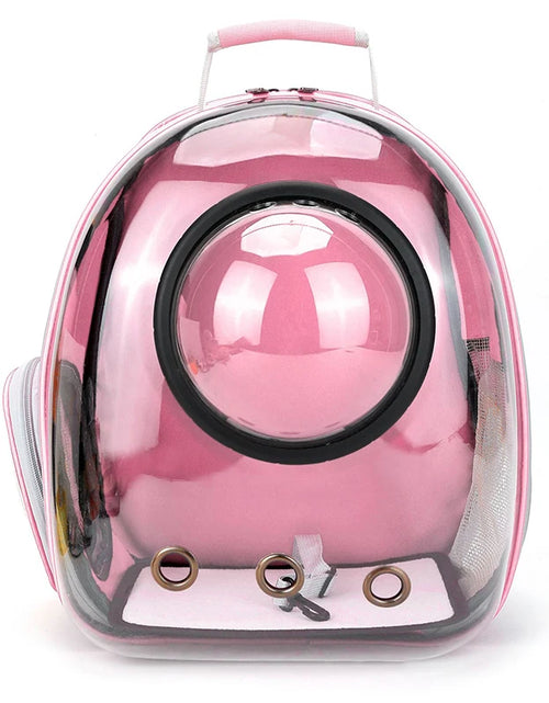 Load image into Gallery viewer, Transparent Cat Carrying Bags Space Breathable Pet Backpack Portable Puppy Dog Backpack Transport Carrier Space Capsule Bag Pets
