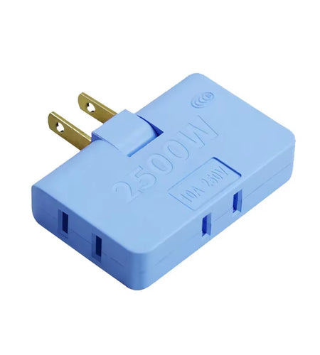 3-Port Rotatable US Plug Adapter – Compact Power, Anywhere You Go