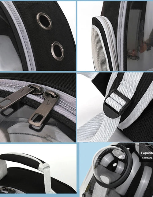 Load image into Gallery viewer, Transparent Cat Carrying Bags Space Breathable Pet Backpack Portable Puppy Dog Backpack Transport Carrier Space Capsule Bag Pets
