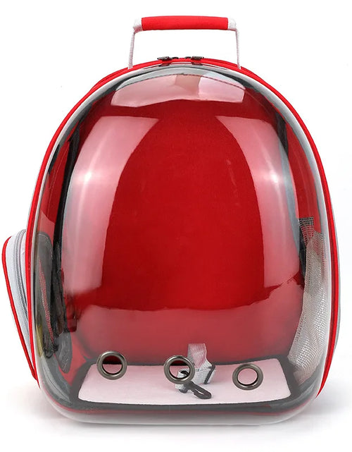 Load image into Gallery viewer, Transparent Cat Carrying Bags Space Breathable Pet Backpack Portable Puppy Dog Backpack Transport Carrier Space Capsule Bag Pets
