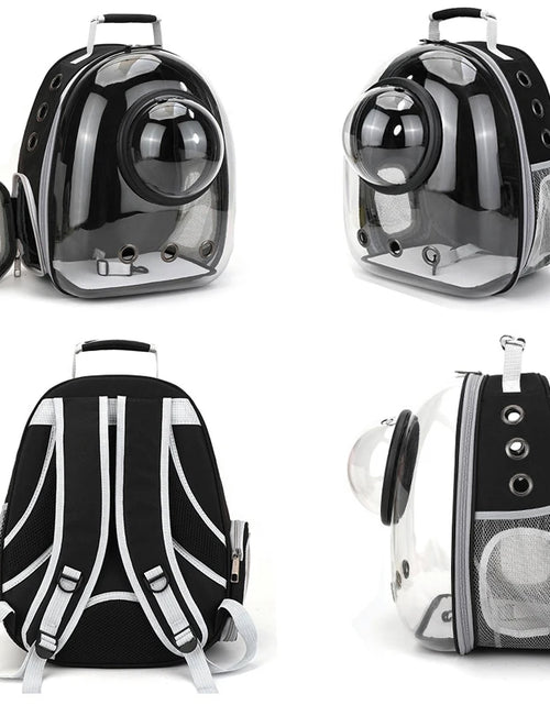 Load image into Gallery viewer, Transparent Cat Carrying Bags Space Breathable Pet Backpack Portable Puppy Dog Backpack Transport Carrier Space Capsule Bag Pets

