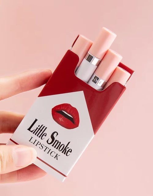 Load image into Gallery viewer, Creative Cigarette Lipstick Set 4 Colors Matte Long Lasting Waterproof Matt Lip Stick Tube Nude Red Lips Makeup
