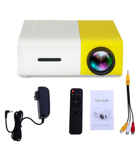 Mini Projector YG300 Pro LED Supported 1080P Full HD Portable Beamer Audio HDMI USB Video Projetor