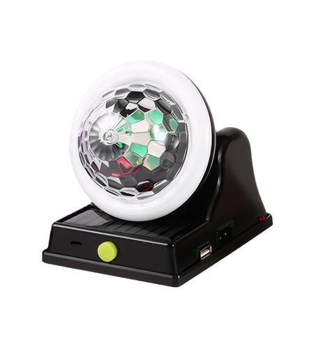 GlowOrb™ Waterproof Rotating Disco Ball Light – Colorful LED Magic for Parties & Events