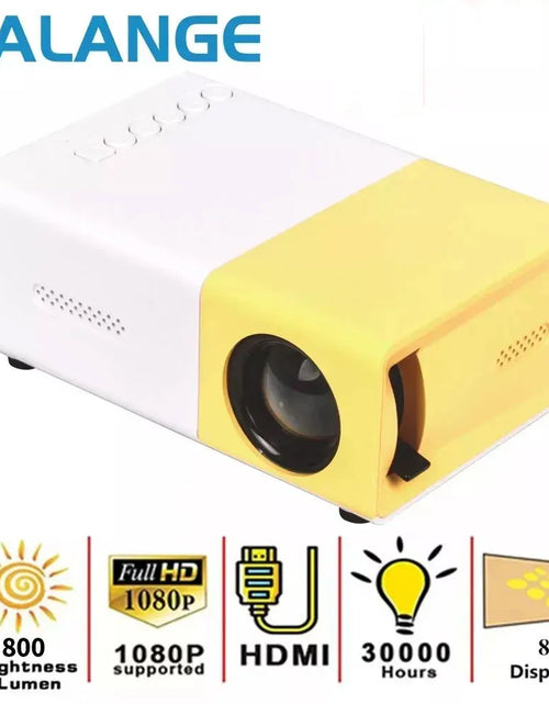 Load image into Gallery viewer, Mini Projector YG300 Pro LED Supported 1080P Full HD Portable Beamer Audio HDMI USB Video Projetor
