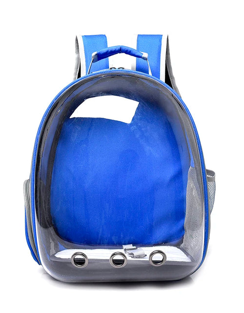 Load image into Gallery viewer, Transparent Cat Carrying Bags Space Breathable Pet Backpack Portable Puppy Dog Backpack Transport Carrier Space Capsule Bag Pets
